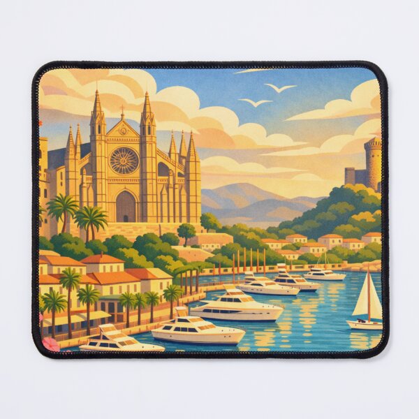 Item preview, Palma de Mallorca Spain Travel Poster designed and sold by MatthewHeights.