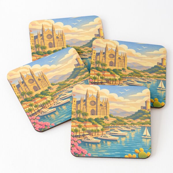 Item preview, Palma de Mallorca Spain Travel Poster designed and sold by MatthewHeights.