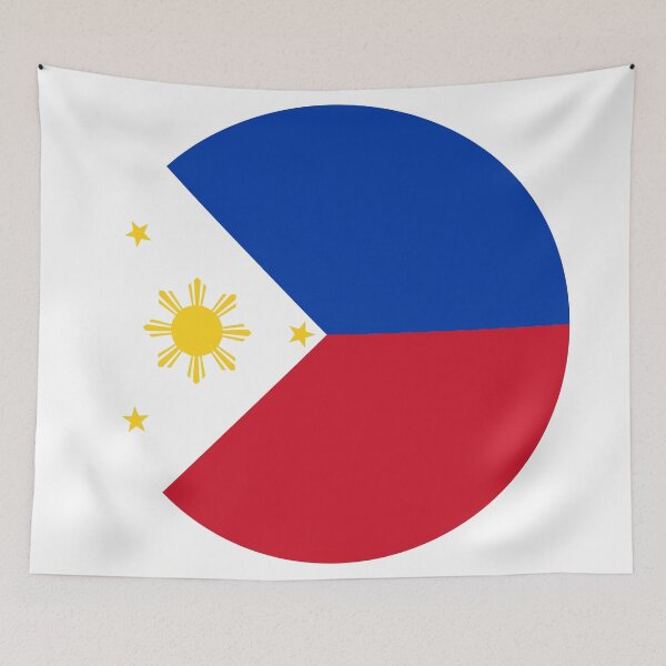 Item preview, Philippines Round Flag Filipino Patriotic Heritage designed and sold by NTGUILTY.