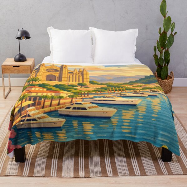 Item preview, Palma de Mallorca Spain Travel Poster designed and sold by MatthewHeights.