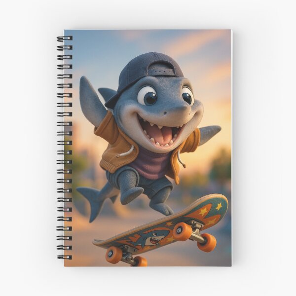 Item preview, Skater Shortfin Mako Shark designed and sold by Sillytoe.