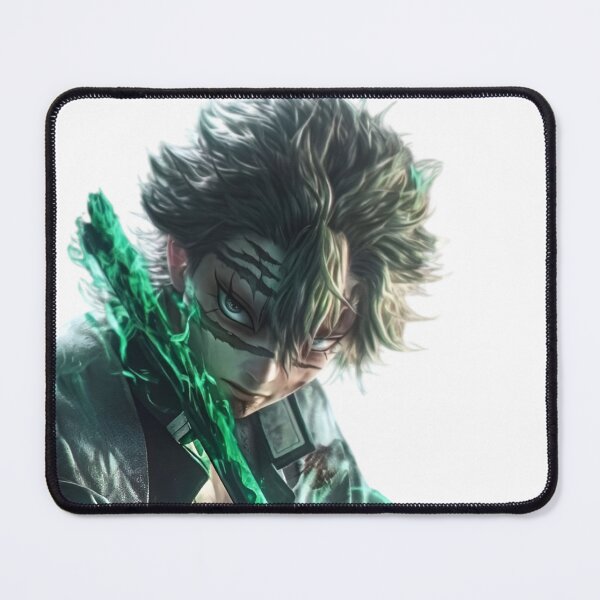 Item preview, Dark Fantasy Sword Warrior with Green Energy Aura – Anime Style Battle Art designed and sold by Dyan4.