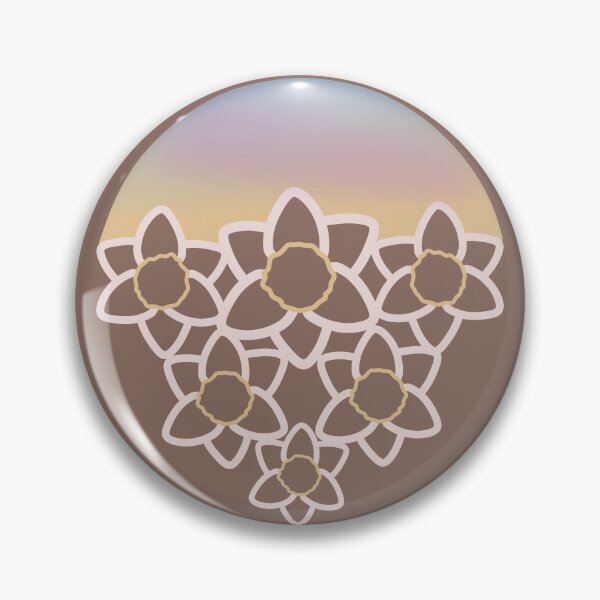 Item preview, Minimal Daffodil Floral Cone with Sunset | Soft Spring Aesthetic designed and sold by BelievingCreate.