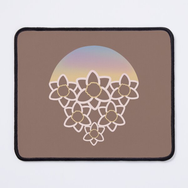 Item preview, Minimal Daffodil Floral Cone with Sunset | Soft Spring Aesthetic designed and sold by BelievingCreate.
