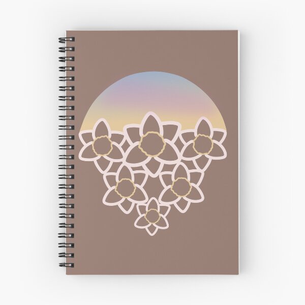 Item preview, Minimal Daffodil Floral Cone with Sunset | Soft Spring Aesthetic designed and sold by BelievingCreate.