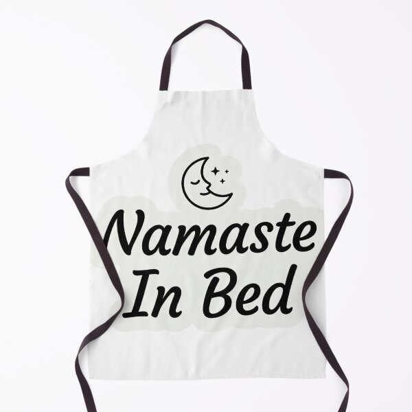 Item preview, Namaste In Bed Funny Yoga Sticker Humor Wellness Gift Lazy Yogi designed and sold by Bmd4Fitness.