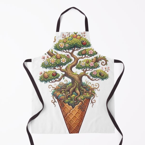 Item preview, Tree of Life Ice Cream Cone Fantasy Art designed and sold by Bug by Design.