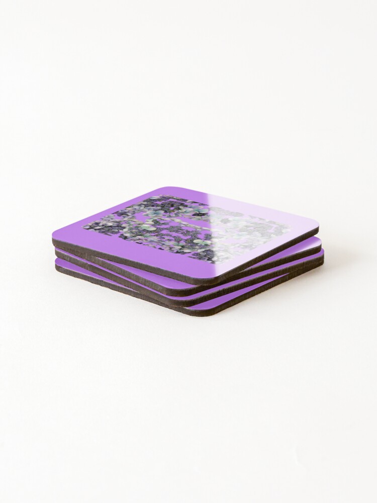 Thumbnail 4 of 5, Coasters (Set of 4), The Violet Reflection designed and sold by Racyfun77.