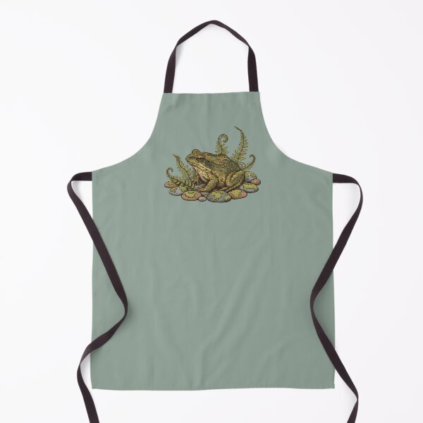 Item preview, Mossy Frog on Moss Covered Rocks and Ferns designed and sold by BirdsnStuff.