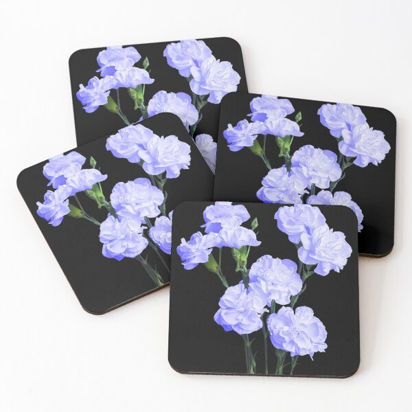 Item preview, Cute Violet Carnation Bunch of Flowers Bouquet Shapes Mania designed and sold by Shapes-Mania.