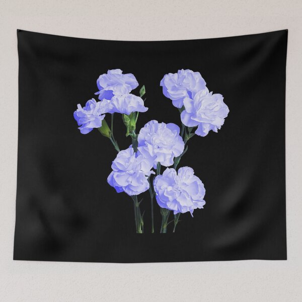 Item preview, Cute Violet Carnation Bunch of Flowers Bouquet Shapes Mania designed and sold by Shapes-Mania.