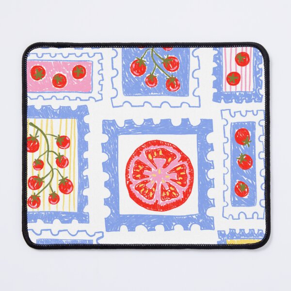 Item preview, tomato stamp pattern designed and sold by KitschByKate.