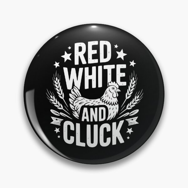 Item preview, Red White and Cluck designed and sold by theartfulaspie.