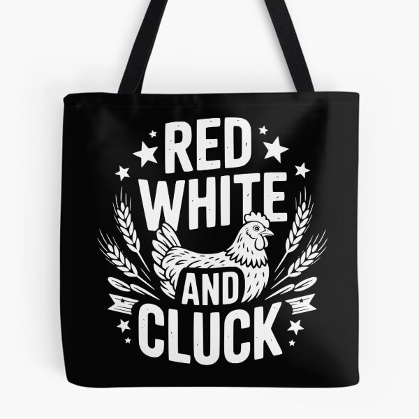 Item preview, Red White and Cluck designed and sold by theartfulaspie.