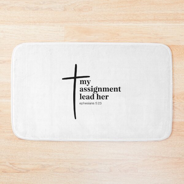 Item preview, My Assignment Lead Her Christian Shirt Ephesians 5:23 Bible Verse T-Shirt Minimalist Style designed and sold by Milosstudio.