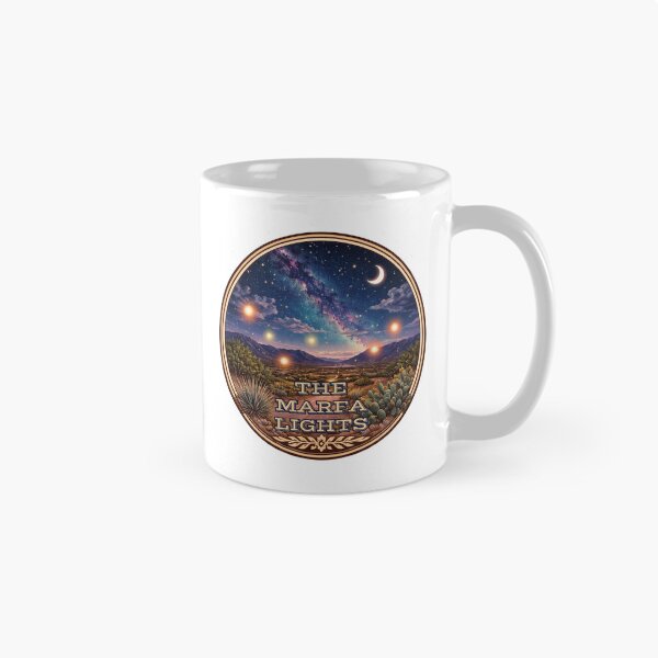 Item preview, Marfa Lights Vintage Desert Night Sky Illustration – West Texas Mystery Lights Art Work designed and sold by SimplyJasper.