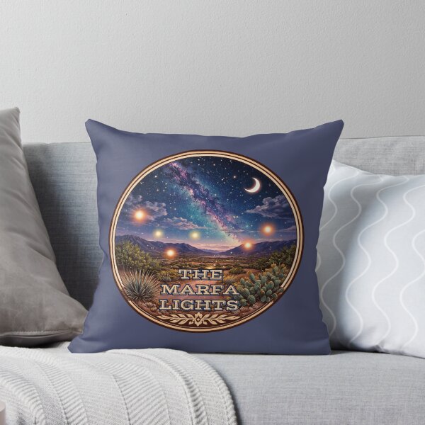 Item preview, Marfa Lights Vintage Desert Night Sky Illustration – West Texas Mystery Lights Art Work designed and sold by SimplyJasper.