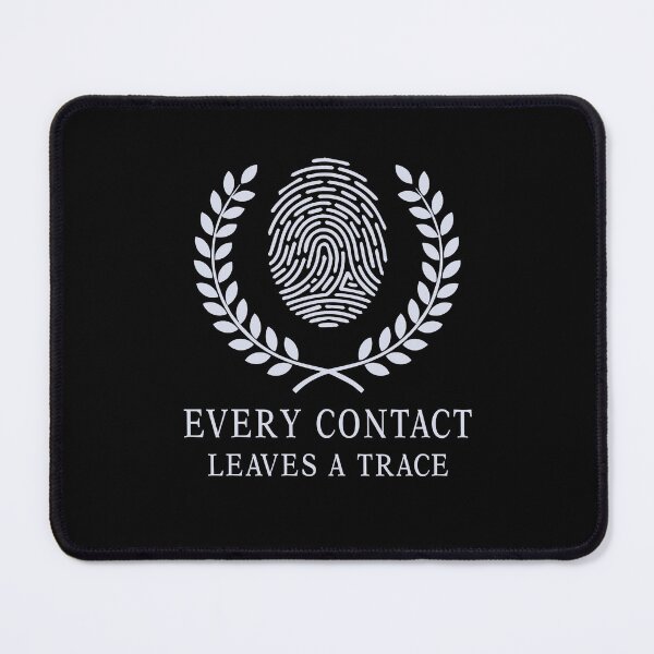 Item preview, Locard's Exchange Principle - Forensic Science Fingerprint Emblem designed and sold by CrewGifted.