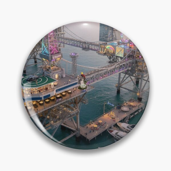 Item preview, The Rig, Arabian Gulf, Saudi Arabia designed and sold by GoldenVerseArt.