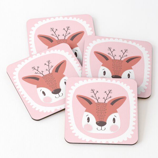 Item preview, Cute Deer Illustration – Scandinavian Folk Style designed and sold by Pupy-Preppy-Pop.