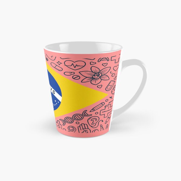 Item preview, Brazil Flag Viva o SUS - Public Health Support Art (Rio de Janeiro) designed and sold by edstorebeaches.