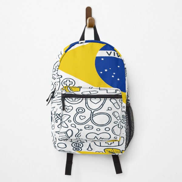 Item preview, Brazil Flag Viva o SUS - Public Health Support Art (Rio de Janeiro) designed and sold by edstorebeaches.