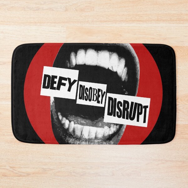 Item preview, defy disobey disrupt designed and sold by remerasnerdas.
