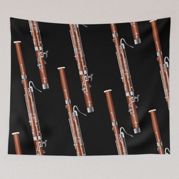 Item preview, Bassoon on black large scale designed and sold by kobyakov.