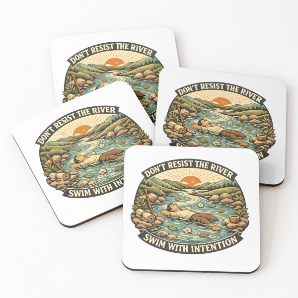 Item preview, Flow with Intention River Mindfulness designed and sold by Dresut.