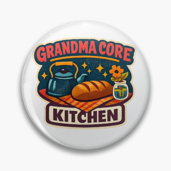 Item preview, Grandma Core Kitchen Cozy Kettle Badge Vintage designed and sold by VaultInk.