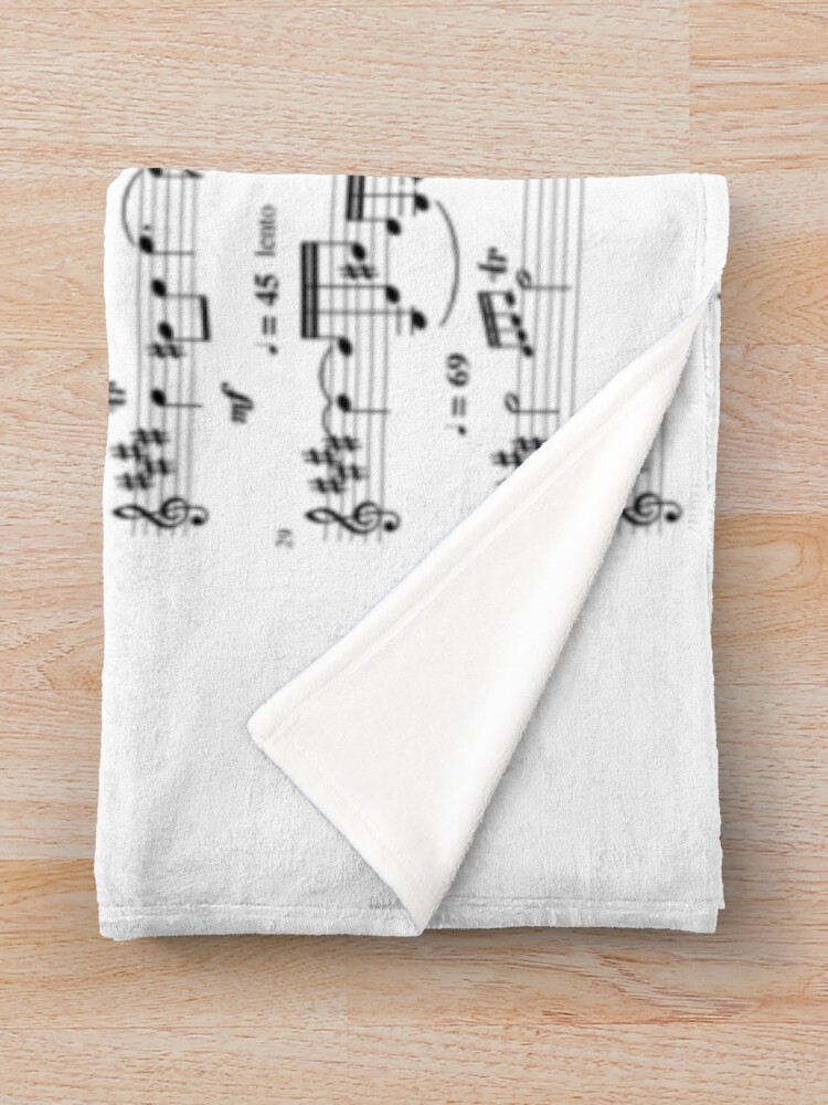 Thumbnail 3 of 6, Throw Blanket, Musical sheets designed and sold by ShdDesigner.