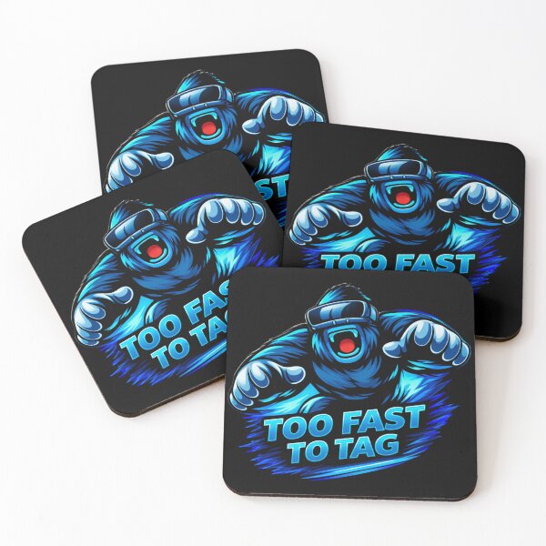 Item preview, Too Fast to Tag – VR Gorilla Gamer Design designed and sold by JustJaxGaming.
