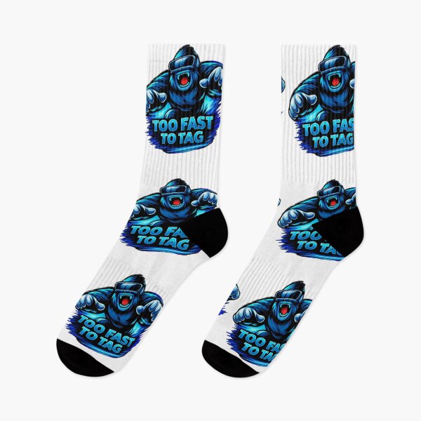 Item preview, Too Fast to Tag – VR Gorilla Gamer Design designed and sold by JustJaxGaming.