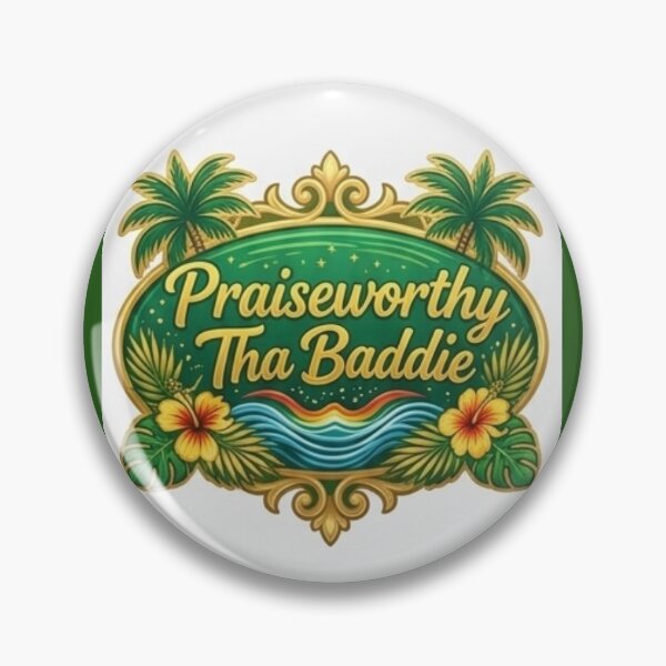 Item preview, Tropical Praiseworthy Tha Baddie Retro designed and sold by Praiseworthy416.