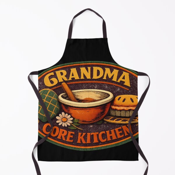 Aperçu de l'œuvre Tampon à pâtisserie vintage Grandma Core Kitchen créée et vendue par VaultInk.