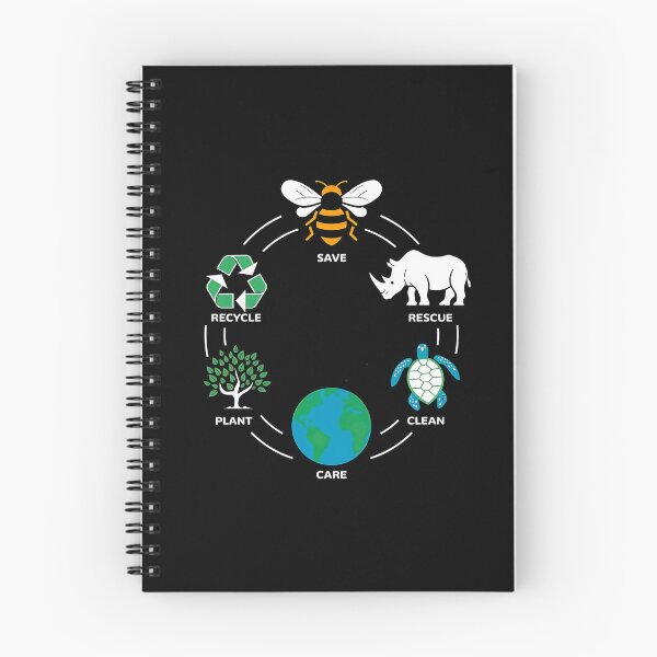 Item preview, Save Earth Recycle Plant Rescue Clean Care Eco Awareness Nature Design designed and sold by TrendPrinter.