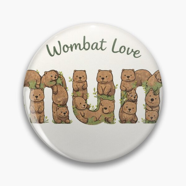 Item preview, Wombat Love Mum designed and sold by Bluff Ridge Creations.