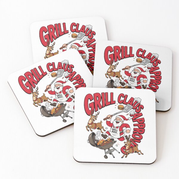 Item preview, funny grill claus christmas cookout santa meme designed and sold by ArtDesignTp.
