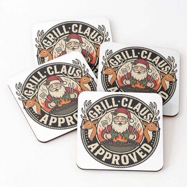 Item preview, grill claus funny bbq christmas holiday meme designed and sold by ArtDesignTp.