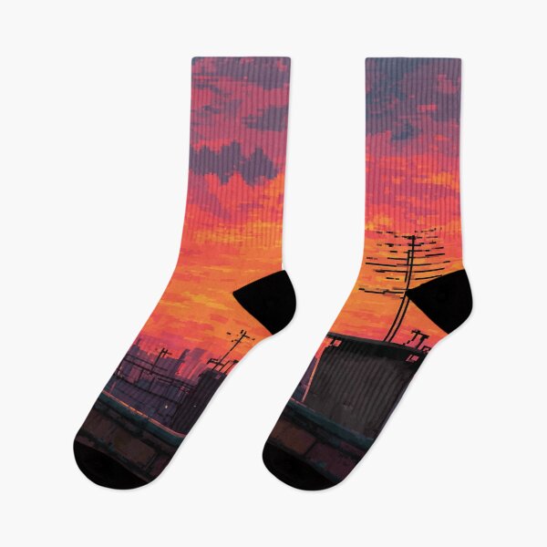 Item preview, Pixel Rooftop Cat at Sunset designed and sold by Rtymer.