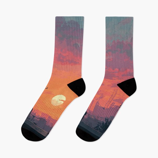 Item preview, Pixel Rooftop Cat at Sunset designed and sold by Rtymer.