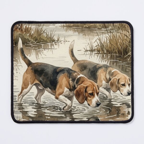Item preview, Beagle Hunting Dog 90s Vintage Wildlife Mallard Graphic, Beagle Hunter designed and sold by faridman.