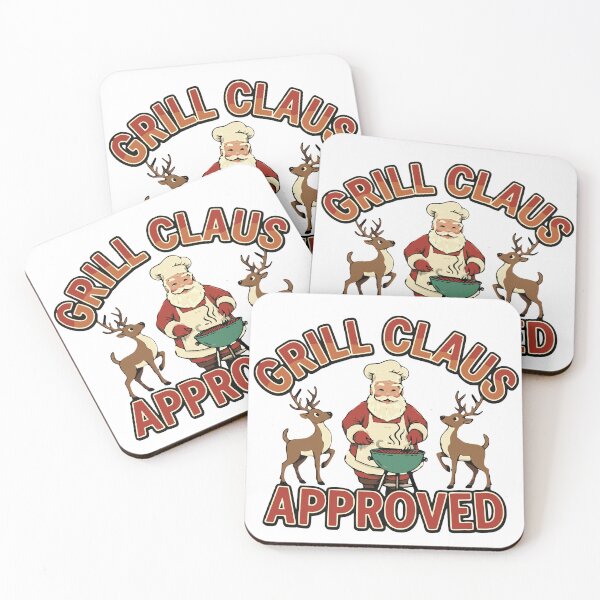 Item preview, grill claus christmas bbq party funny santa meme designed and sold by ArtDesignTp.