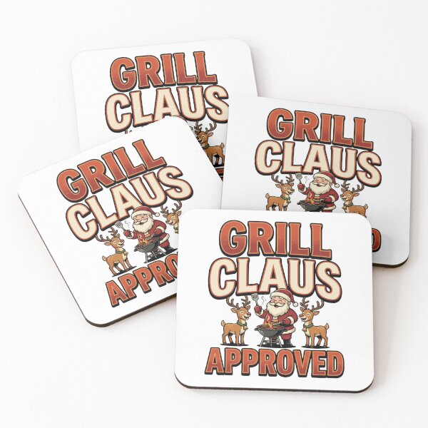 Item preview, funny grill claus santa hat christmas bbq humor designed and sold by ArtDesignTp.