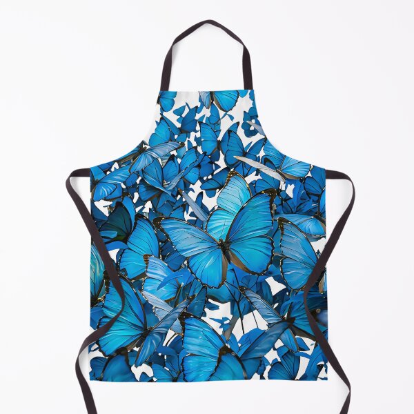 Item preview, Papillons Bleus | Blue Butterfly Swarm designed and sold by FrancophileFun.