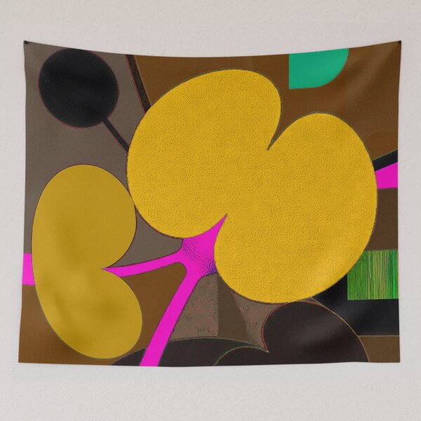 Item preview, Modern Botanical Abstract / Mid-Century Floral designed and sold by joycrysstudio.