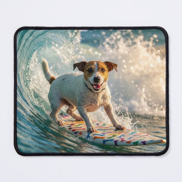 Item preview, Surfin' Jack Russell Terrier Feels the Stoke designed and sold by Tridentulus.