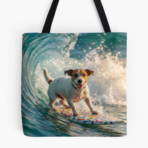 Item preview, Surfin' Jack Russell Terrier Feels the Stoke designed and sold by Tridentulus.