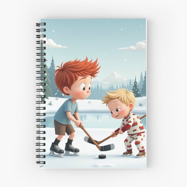 Item preview, Boys Playing Hockey designed and sold by laurakerr.