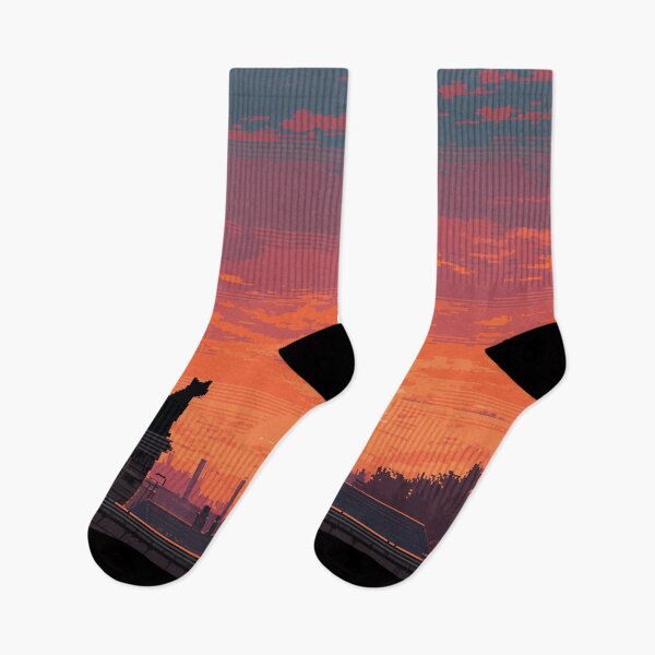 Item preview, Pixel Rooftop Cat at Sunset designed and sold by Rtymer.
